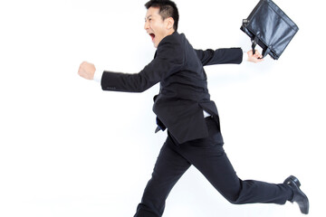 走るビジネスマン