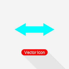 Two Side Arrow Icon, Left Arrow And Right Arrow Icon Vector Illustration Eps10