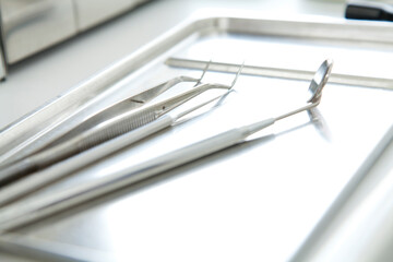 歯科クリニックの治療器具