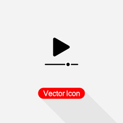 Video Marketing Icon, Video Player Icon Vector Illustration Eps10