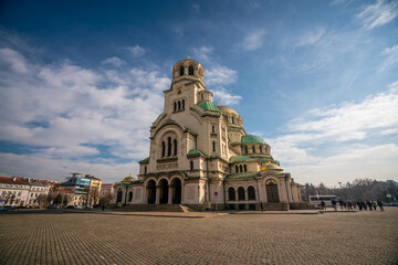 Fototapeta na wymiar Alexander Nevsky Cathedral, Sofia, Bulgaria