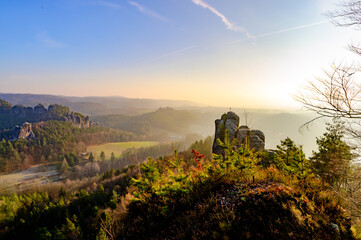 Sächsische Schweiz Sonnenaufgang