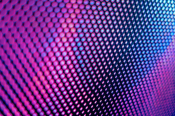 CloseUp LED blurred screen. LED soft focus background. abstract background ideal for design.