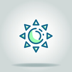 brightness icon or logo in  twotone
