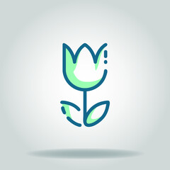 nature icon or logo in  twotone
