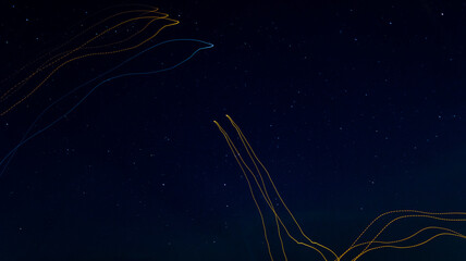 abstract background with stars and stripes