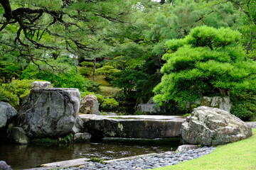 Kyoto Japan - Kyoto Imperial Palace garden area