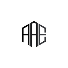 Initial Letters AAE, A A E logo icon