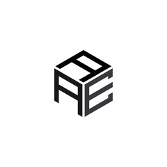 Initial Letters AAE, A A E logo icon
