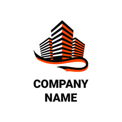 real estate company logo building 