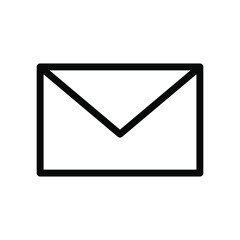 Email, mail contacting, communication Web Icon isolated on white background EPS Vector