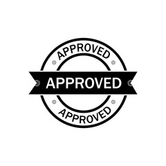 Approved icon symbol vector illustration