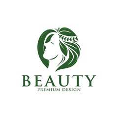 Beauty women logo icon vector template. Premium design beauty logo.