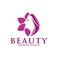 Beauty women logo icon vector template. Premium design beauty logo.