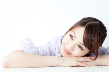 Obraz premium 笑顔のOL