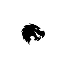 Dragon vector icon illustration design logo template
