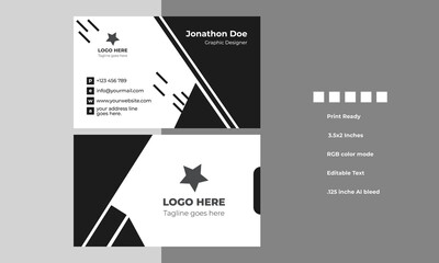 Business Card Design - vector