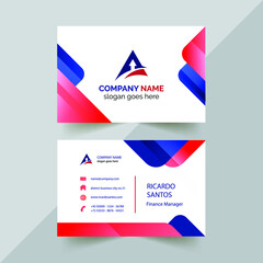 abstract business card template