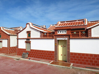 The Cheng Village historical houses (七美鄭家莊) in Qimei (sometimes spelled Cimei) Island, Penghu County, TAIWAN