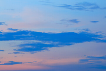 Fototapeta premium beautiful colorful sky and cloud in twilight time background