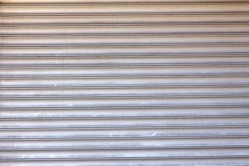 Obraz premium Metal shop shutter background,close up taken