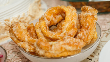 Prestiño is like a donut, it is a Peruvian huanuco dessert