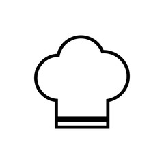 Chef hat vector icon. Cooking hat illustration vector icon. Kitchen logo. Culinary chef icon. Design web icon.