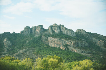 山　ロック　ロッククライミング　登山　ヨーロッパ　紅山　ニース　南仏