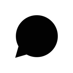 Speech bubble icon. Vector web design.