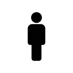 Man Icon vector. Vector web design.