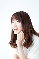 Fototapeta premium 笑顔の女性