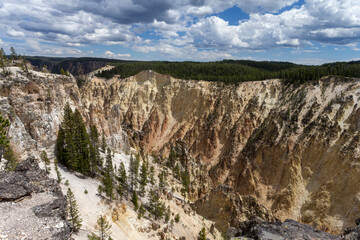 The Yellowstone River in Yellowstone national park