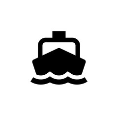 Boat, sail, sailing, ship, yacht icon. Vector on isolated white background. EPS 10