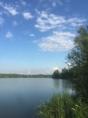 lake and sky