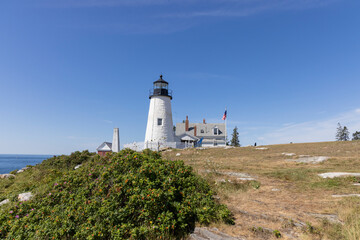Fototapeta na wymiar Cape Elizabeth Lighthouse Maine