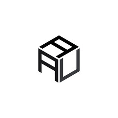 Letters AAU Joint logo icon