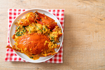 Stir Fried Crab with Curry Powder