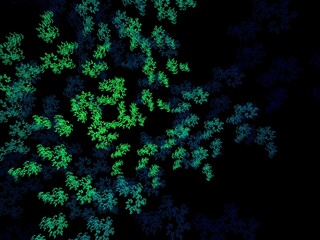 Imaginatory fractal background Image