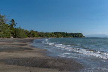 tropical beach on the cebaco island, Panama