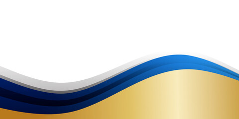 Black gold red blue white abstract 3d curve wave background