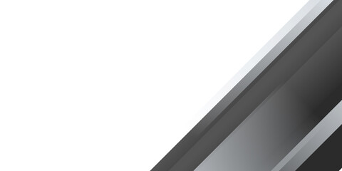 Minimal geometric black grey white light background abstract design.