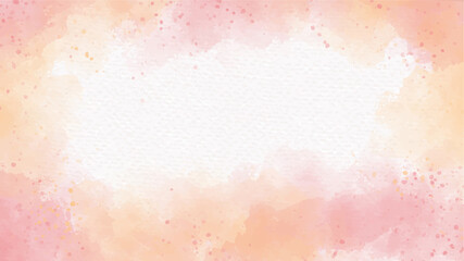 red and golden yellow on white paper watercolor splash on paper abstract background for christmas or new year celebration