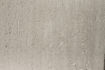 White plaster close up. sunny day