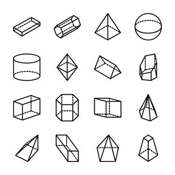 Geometrical Shapes Icons Pack 
