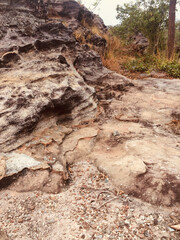 rock in the mountains of israel