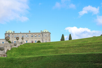 Powerscourt Gardens Castel Schloss Garten 