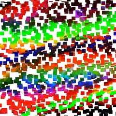 Multicolored shapes, rainbow, abstract background with squares