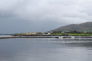 Von der F&auml;hre aufs Festland Nebel