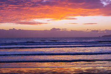 Sea sunset