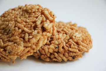 Khaotan, rice cracker. North thailand Food
